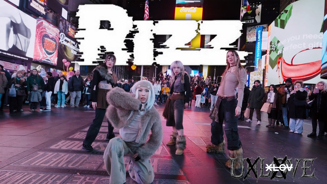 [KPOP IN PUBLIC NYC | TIMES SQUARE | ONE TAKE] XLOV (엑스러브) - ‘Rizz’ | Dance Cover by GRL1S