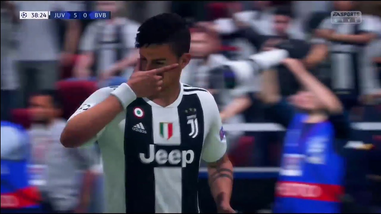 Dybala mask celebration fifa 19 YouTube