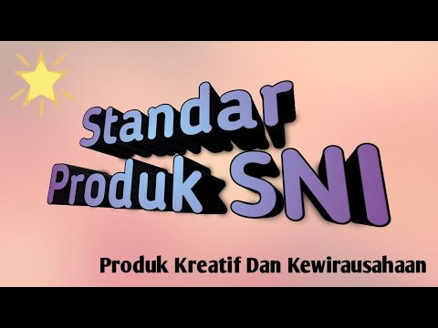 Video: Apa contoh produk standar?