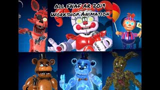 FNAF AR | All 2019 Workshop Animations |