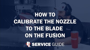 How To Calibrate the Fusion Nozzle to the Blade | CNC Sawjet Service
