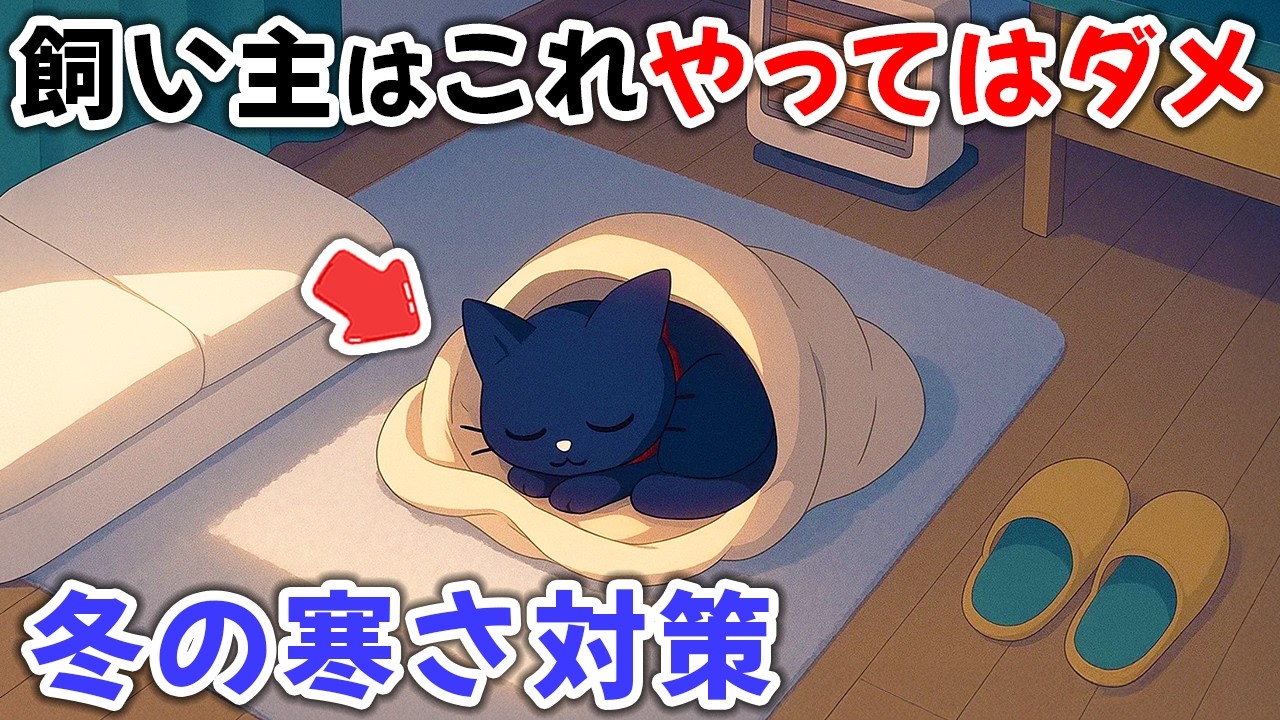 冬に飼い主がやってはいけない猫の寒さ対策【猫雑学】