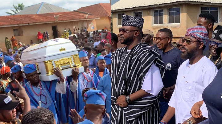 WATCH HOW ODUNLADE ADEKOLA & IBRAHIM CHATTA PAID LAST RESPECT TO HIS FATHER 