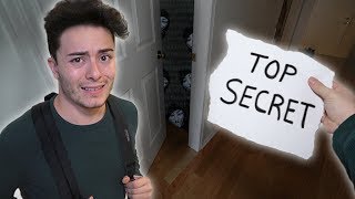24 Hours in a HAUNTED BASEMENT below my HOUSE! (PROJECT ZORGO CLUES)