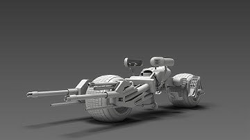 Modeling Batpod 3ds max tutorial part - 3