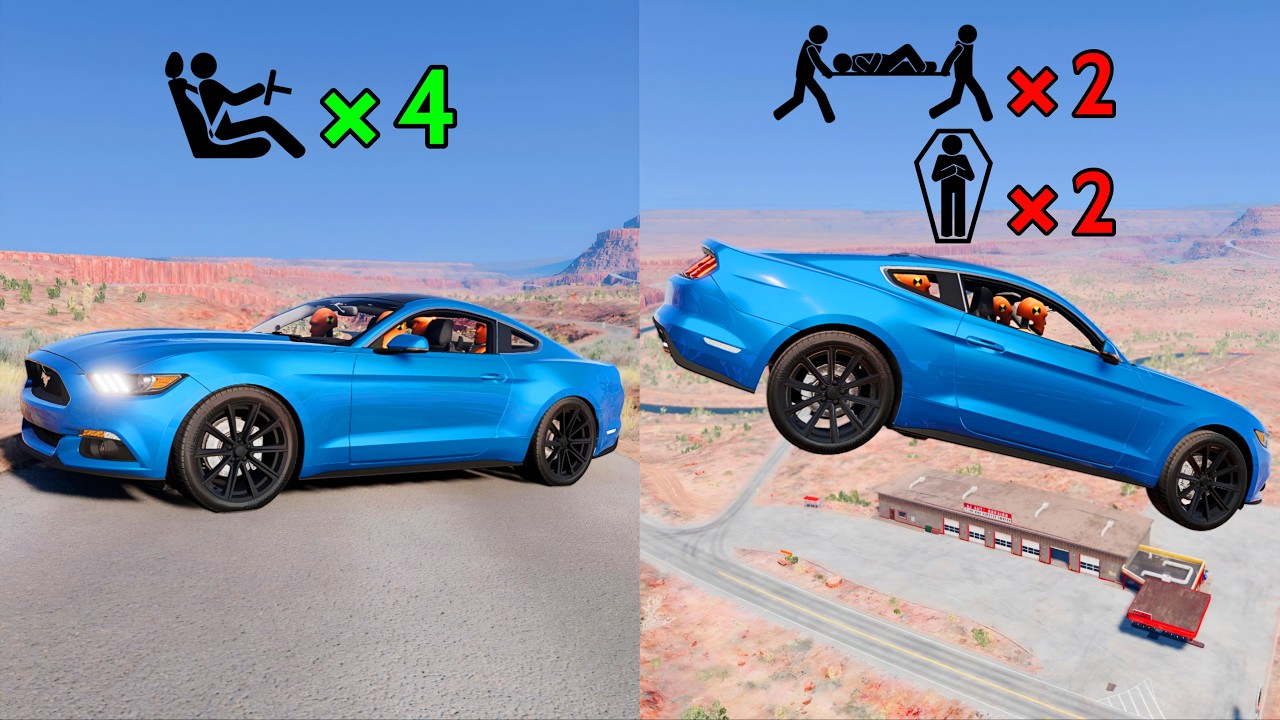 Realistic High-Speed Car Crashes #5 | BeamNG.drive | Crash Compilation