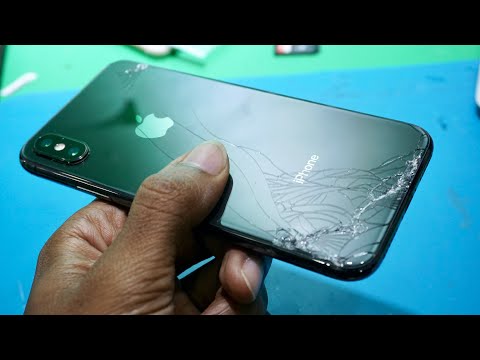 iPhone X replacement back glass  First Time 