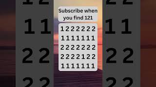 Celebrity Can you find the number 121?  #shorts #ytshorts Wealth