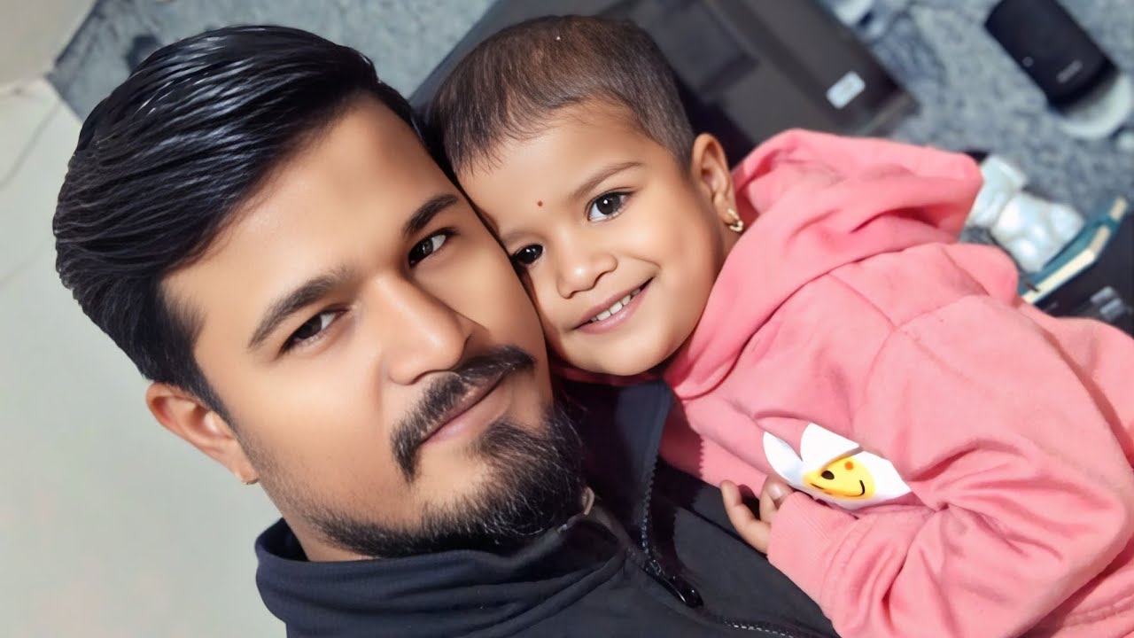 Playing with daughter after duty || 