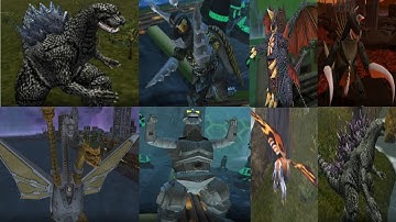 Godzilla: Unleashed (All Characters)
