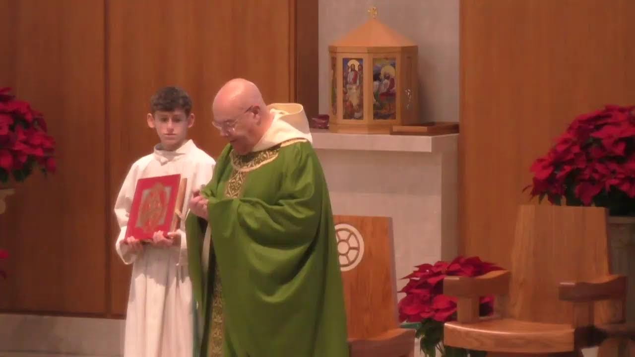 1/18/2026 11:00 AM Mass: Second Sunday in Ordinary Time