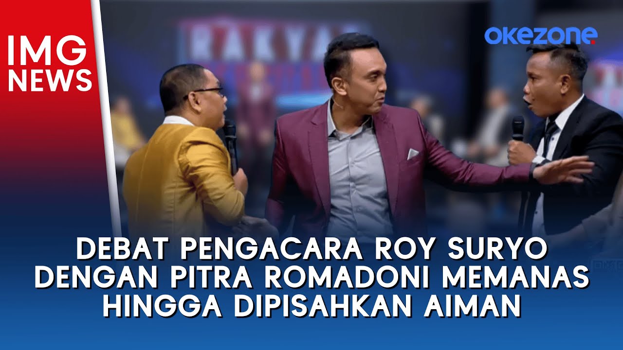 Debat Pengacara Roy Suryo Vs Pitra Romadoni Memanas Hingga Dipisahkan Aiman | Rakyat Bersuara