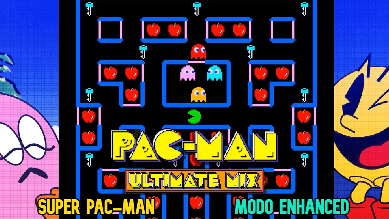 Pac-Man Ultimate Mix Super Pac-Man Modo Enhanced - YouTube
