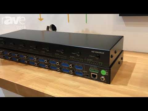 CEDIA 2018: Key Digital Presents KD-MAX8x8 Audio Matrix
