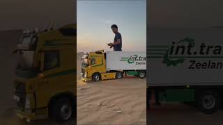 Watch This RC Volvo FH Truck Conquer the Desert! 🔥 #viral #trending #shorts