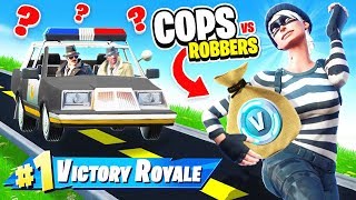 We play COPS & ROBBERS in Fortnite!