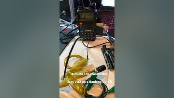 I created an Arduino controlled fox transmitter using a Baofeng UV-5R. Cheap & easy ARDF for anyone.