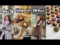 Seoul vlog  cookie baking class dating spots in seoul a lot of snow vinyl cafe happy days 