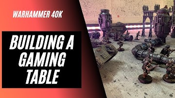 Building a Tabletop Wargaming board - Warhammer 40k Gaming Table with LED
