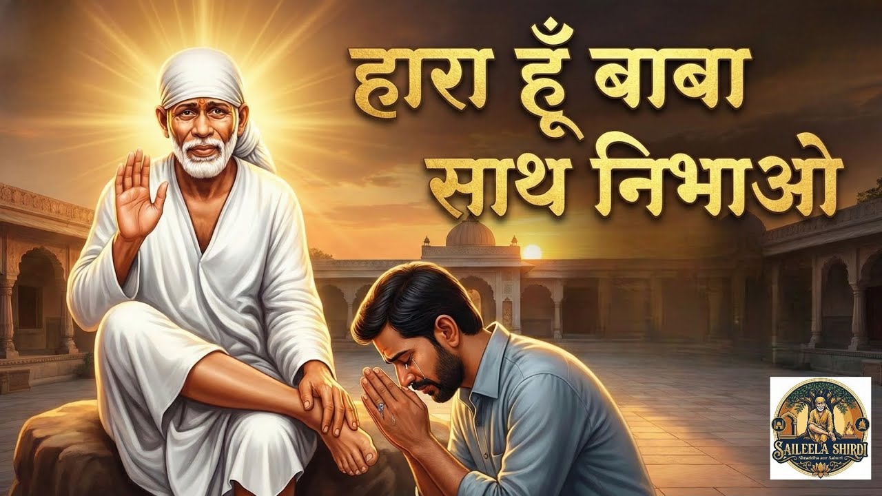 !! 🌿 हारा हूँ बाबा साथ निभाओ !! Saibaba||Saileela Shirdi || Sai Bhajan || 