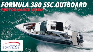 Formula 380 SSC Outboard (2021)  Test Video by BoatTEST.com