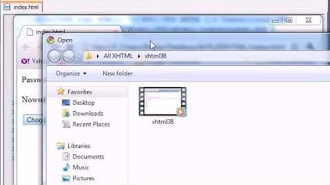 XHTML and CSS Tutorial   44   Passwords & Upload Buttons   YouTube 360p