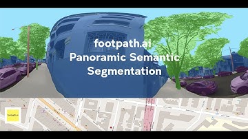 footpath.ai Panoramic Semantic Segmentation (video 1)