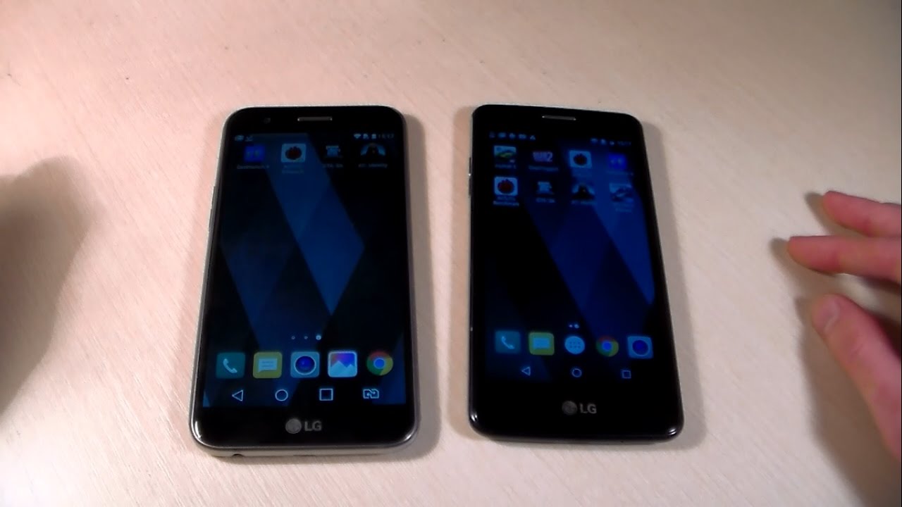 LG K8 (2017) y LG K10 (2017) - Comparación