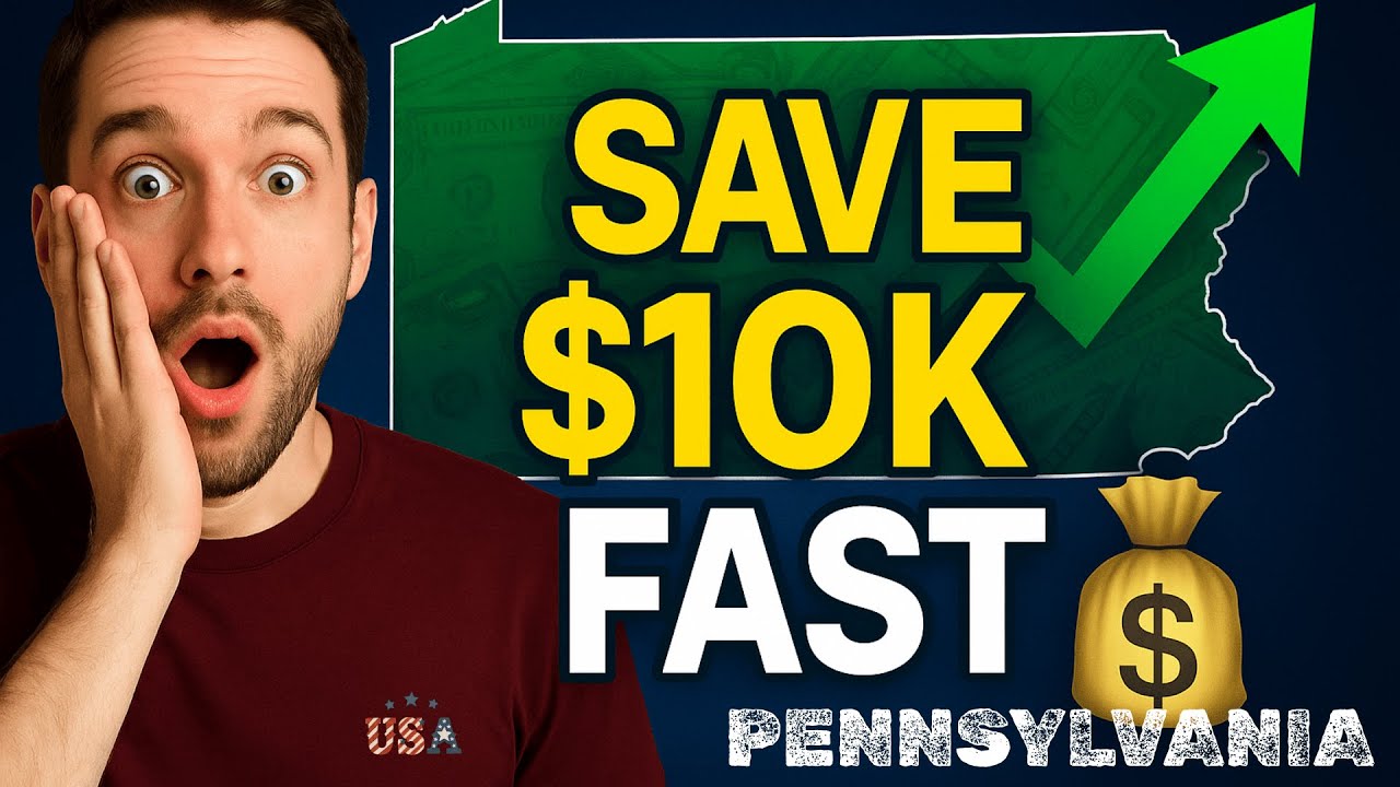 How to Save $10,000 Fast in Pennsylvania (Even on a Low Income) | Money Hacks That Actually Work!