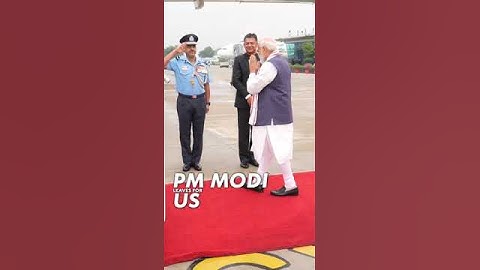 PM Modi emplanes for New York | PM Modi US visit 2023