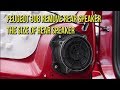 Peugeot 308 Rear Speaker Removal and dimensions of speaker