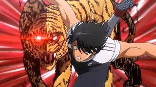 Captain Tsubasa Rise Of New Champions - Anime Vs Game Hyuga-Tsubasa-Soda