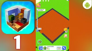 Pembuatan menara 3D - Gameplay android Waklthorugh - Tower Craft 3D Indonesia - Part 1 screenshot 2