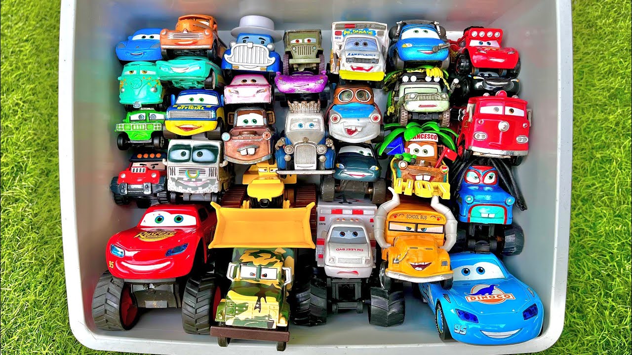Disney Pixar Cars Unboxing Review | Lightning Mcqueen, Tow Mater, Doc Hudson, Sally Carrera, Cruz
