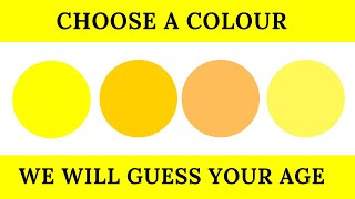 A Color test that can tell your Mental Age| #learn