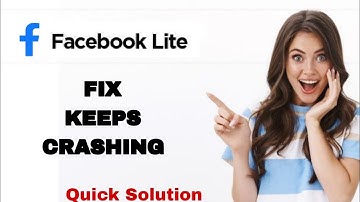 How To Fix And Solve Keeps Stopping On Facebook Lite App | Easy Fix