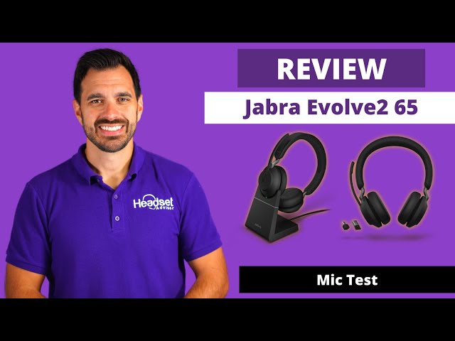 Comparing the new Jabra Evolve2 65 to the Evolve 65 (with mic test!) 