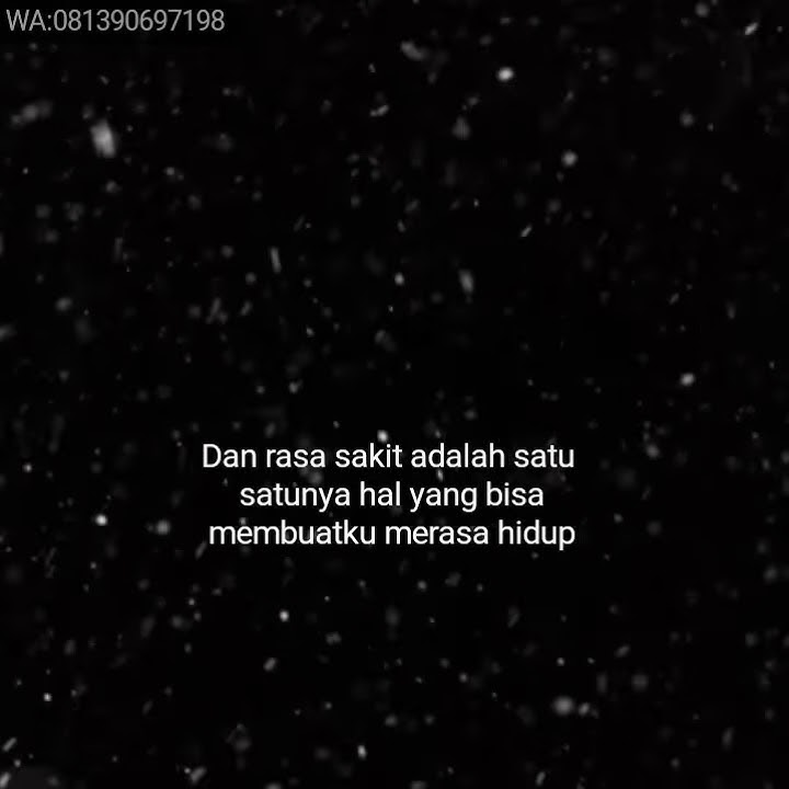 STORY WA DEPRESI || SEDIH