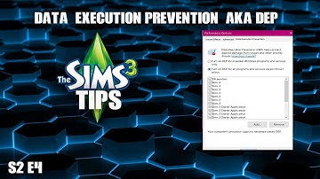 Sims 3 Tips Season 2 Episode 4: How To Resolve DEP: Data Execution Prevention