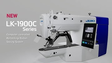 JUKI LK-1900C Series Bartack Sewing Machine Demonstration