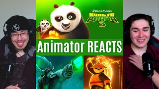 REACTING to *Kung Fu Panda 3* BECOMING THE MASTER??!! (First Time Watching) Animator Reacts