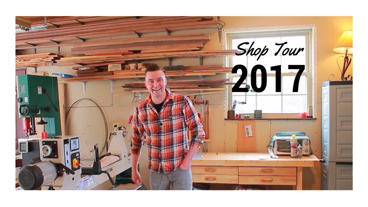 Woodworking Shop tour 2017 - YouTube