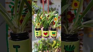 DIY Cutest Mini Wall Planter from Empty paint Bottles #diy #craft #upcycling #miniplanter #reuse