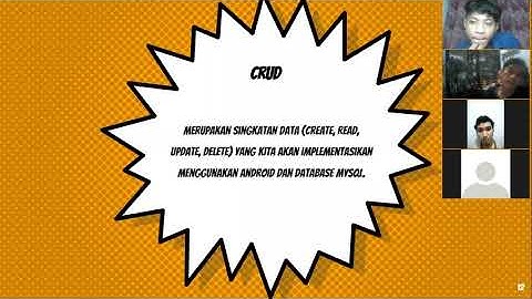 Membuat CRUD dengan menggunakan android studio dan database mySQL