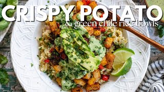 Crispy Potato & Green Chile Rice Bowls | This Savory Vegan by This Savory Vegan 434 views 3 weeks ago 2 minutes, 4 seconds