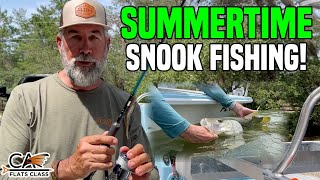Summertime Snook Fishing! | Flats Class YouTube