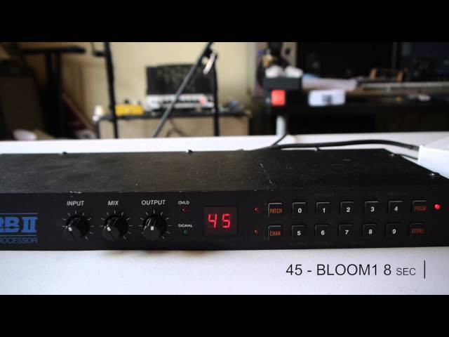 Alesis Midiverb 2 - Guitar Demo - YouTube