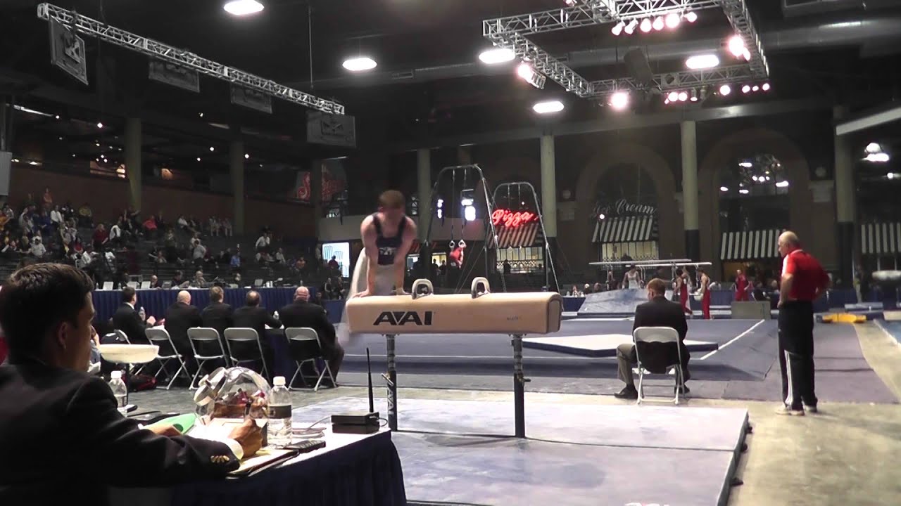Adrian Evans - Pommel Horse - 2013 Winter Cup Prelims