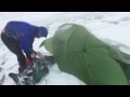 Terra Nova Ultra Quasar destroyed by wind and snow