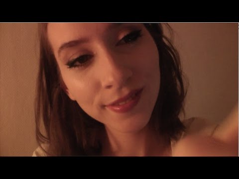 ASMR - Stroking/touching your face, tapping, squishiness - YouTube